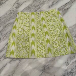 Julia Amory Mustique Skirt Green and White